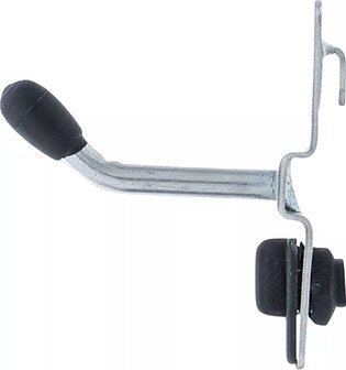 Jeu de crochets simples 40 mm pour systeme mural 10 pcs