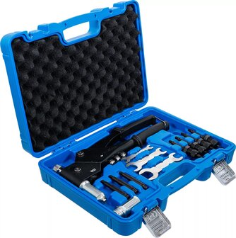 Jeu de pinces a riveter pour rivets standard, ecrous et goujons de rivetage