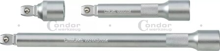 Jeu de rallonges articulees 3 pieces 1/4" 50/150/225 mm