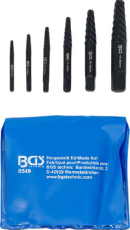 Jeu d'extracteurs de vis 6 pieces