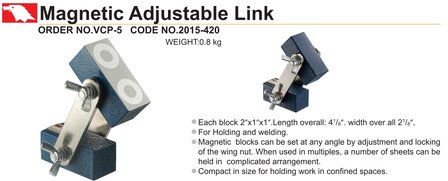 Lien magnetique reglable