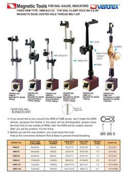 Support magnetique avec porte-instrument