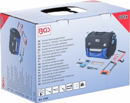 Assortiment d'outils sanitaires 101 pcs