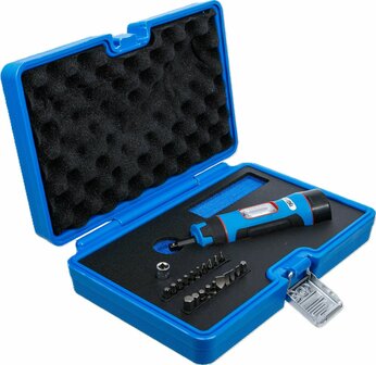 Jeu de tournevis dynamometriques compact avec jeu d&rsquo;embouts (1/4) 1 - 8 Nm 22 pcs