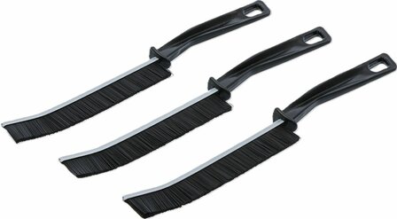 Jeu de brosses d'angle de nettoyage a soies dures 230 mm 3 pcs