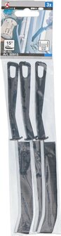 Jeu de brosses d'angle de nettoyage a soies dures 230 mm 3 pcs