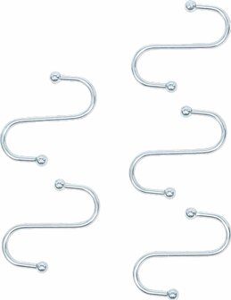 Jeu de crochets en S 75 mm 5 pcs