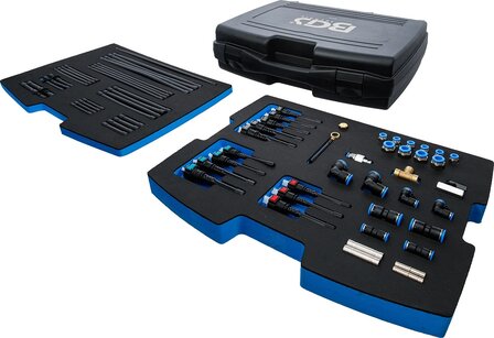 Kit d'adaptateurs et de conduites pour testeur numerique combine de pression et compression art. 63410