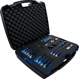 Kit d'adaptateurs et de conduites pour testeur numerique combine de pression et compression art. 63410