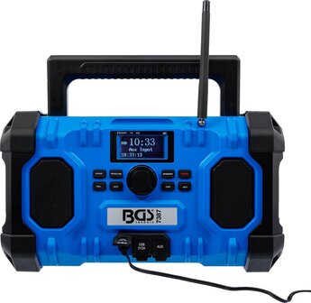 Radio DAB sur batterie Hybride 18 V et 230 V sans batterie