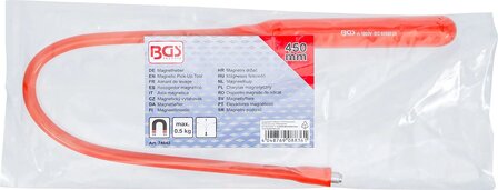 Aimant de levage isolees flexible 450 mm force de traction 0,5 kg