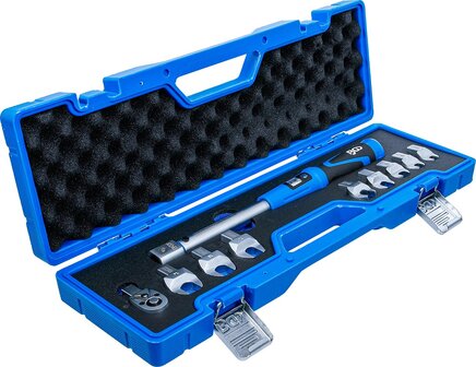 Jeu de cles dynamometriques pour outils enfichables de 9 x 12 mm 10 - 50 Nm 10 pcs