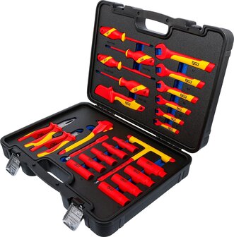 Jeu de douilles VDE Empreinte 10 mm (3/8) 25 pieces