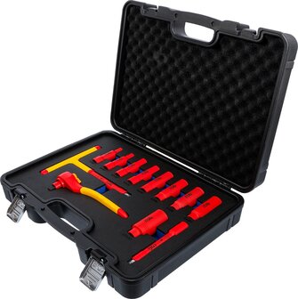 Jeu de douilles VDE Empreinte 10 mm (3/8) 7 &ndash; 22 mm 12 pieces