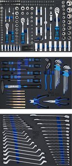 Servante d'atelier 7 tiroirs avec 263 outils