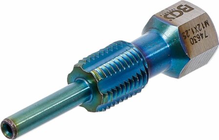 Filiere avec boulon de guidage pour capteurs de temperature M12 &times; 1,25