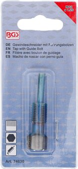 Filiere avec boulon de guidage pour capteurs de temperature M12 &times; 1,25