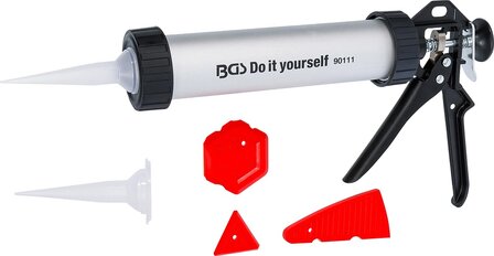 Pistolet a cartouches alu avec kit lisseurs de joint 5 pcs