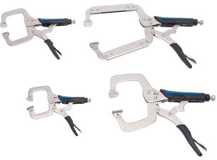 Jeu de pinces etaux de soudeur 4 pcs