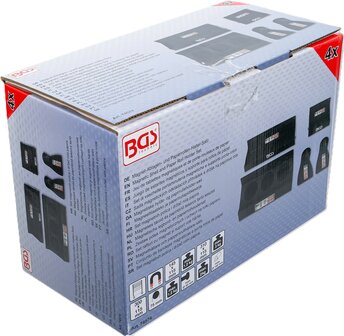 Jeu de tablettes magnetiques et de porte-rouleaux de papier 4 pcs