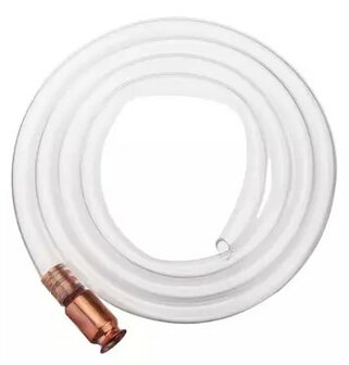 Tuyau siphon avec clapet anti-retour a bille