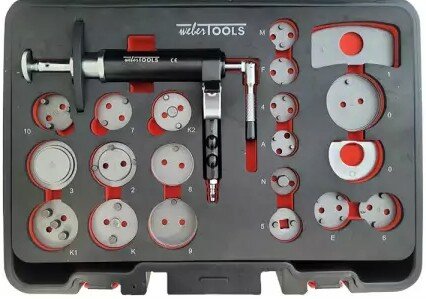 Kit de reinitialisation de piston de frein pneumatique 21-pieces