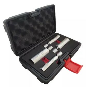 Jeu de douilles magnetiques flexibles pour bougies d'allumage 3/8 4 pieces