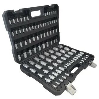Coffret de douilles Torx 1/4 + 3/8 + 1/2 101 pieces