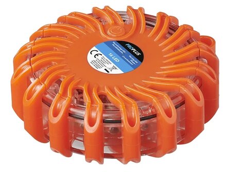 Disque d'avertissement 16 LED orange
