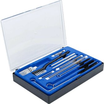 Kit de nettoyage pour pistolets a peinture 22 pieces