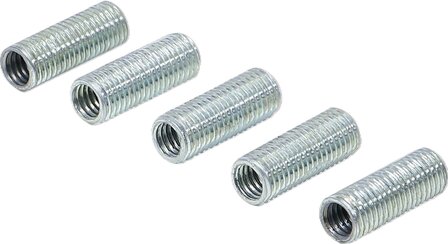 Douilles de reparation de filetages filetages interieurs M6 x 1 / exterieurs M8 x 1 5 pieces