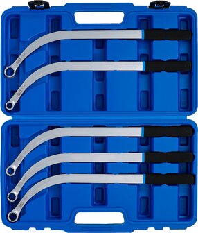 Jeu de cles pour tendeurs de courroies douze pans 13 - 19 mm