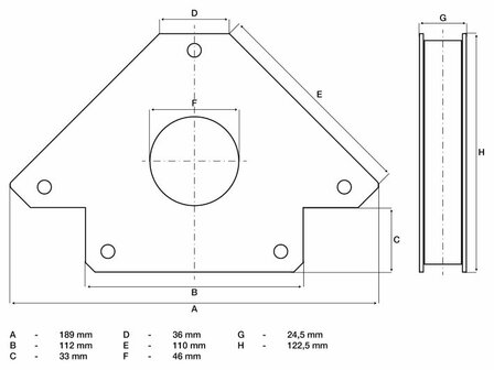 Support magn etique 32 kg