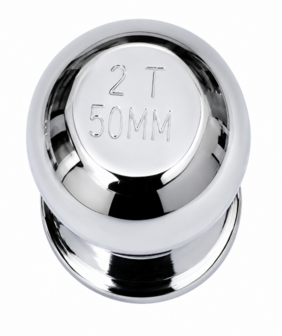 Boule d'attelage droite M16 x 50 mm