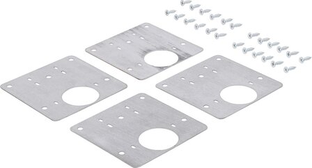 Jeu de charnieres de reparation acier inoxydable 4 pieces