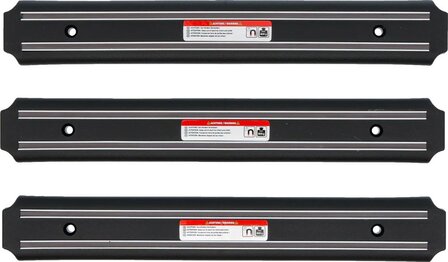 Jeu de barres magnetiques plate 330 mm 3 pieces
