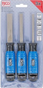 Jeu de limes flexibles avec revetement a diamants extra mince(s) 3 pieces