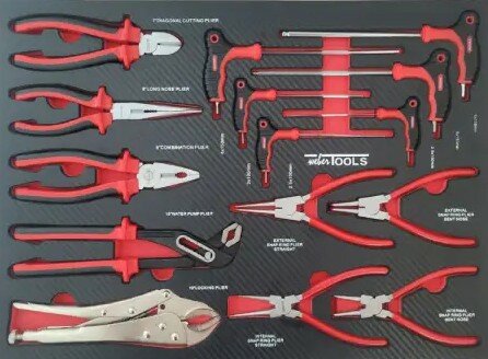 Servante d'atelier Deluxe avec outils &ndash; 290 pieces
