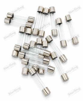 Sterling Assortiment de fusibles en verre a action rapide 0,5A- 15A 180 pieces