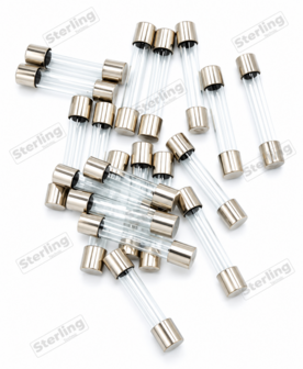 Sterling Assortiment de fusibles en verre a fusion rapide 5 Amp- 30 Amp 120 Pcs