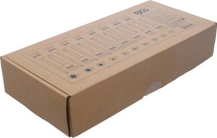 Plateau d'outils 1/3: Jeu de douilles de 12,5 mm (1/2 po) T-Star (pour Torx) 26 pcs.
