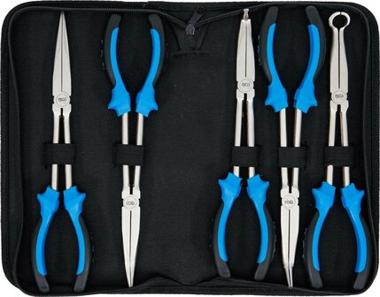 Ensemble de pinces nez long 5 pieces, 290 mm
