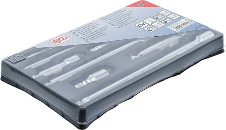 Jeu de rallonges basculants 6,3 mm (1/4) / 10 mm (3/8) / 12,5 mm (1/2) 9 pieces