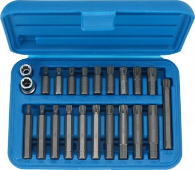 Jeu de douilles a embouts 22 pieces 3/8 + 1/2 profil Ribe M5-13 