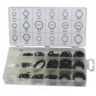 Assortiment circlips exterieurs 300 pcs