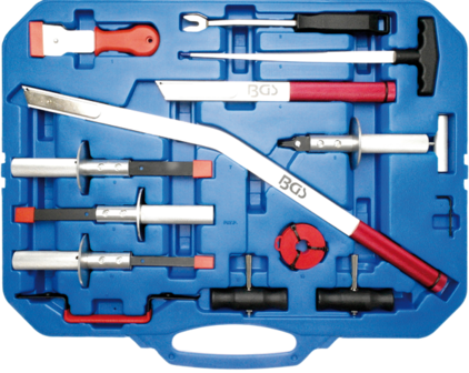 Coffret d&#039;outils de depose pare-brise 14 pieces