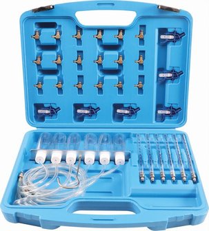 Kit de diagnostic de rail commun avec 24 adaptateurs