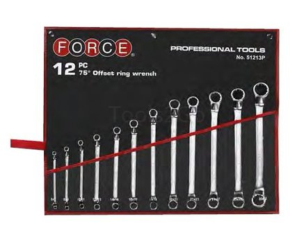 Trousse de 12 cles polygonales (t te 75&deg;)