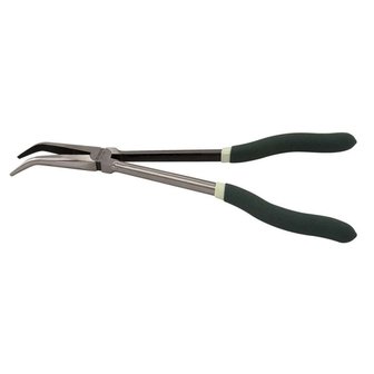 Pince a machoires longues 45&deg; courbee