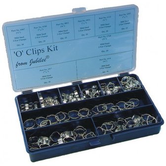 Colliers de serrage - o clips 175pcs